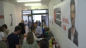 Estrena del local electoral de CP