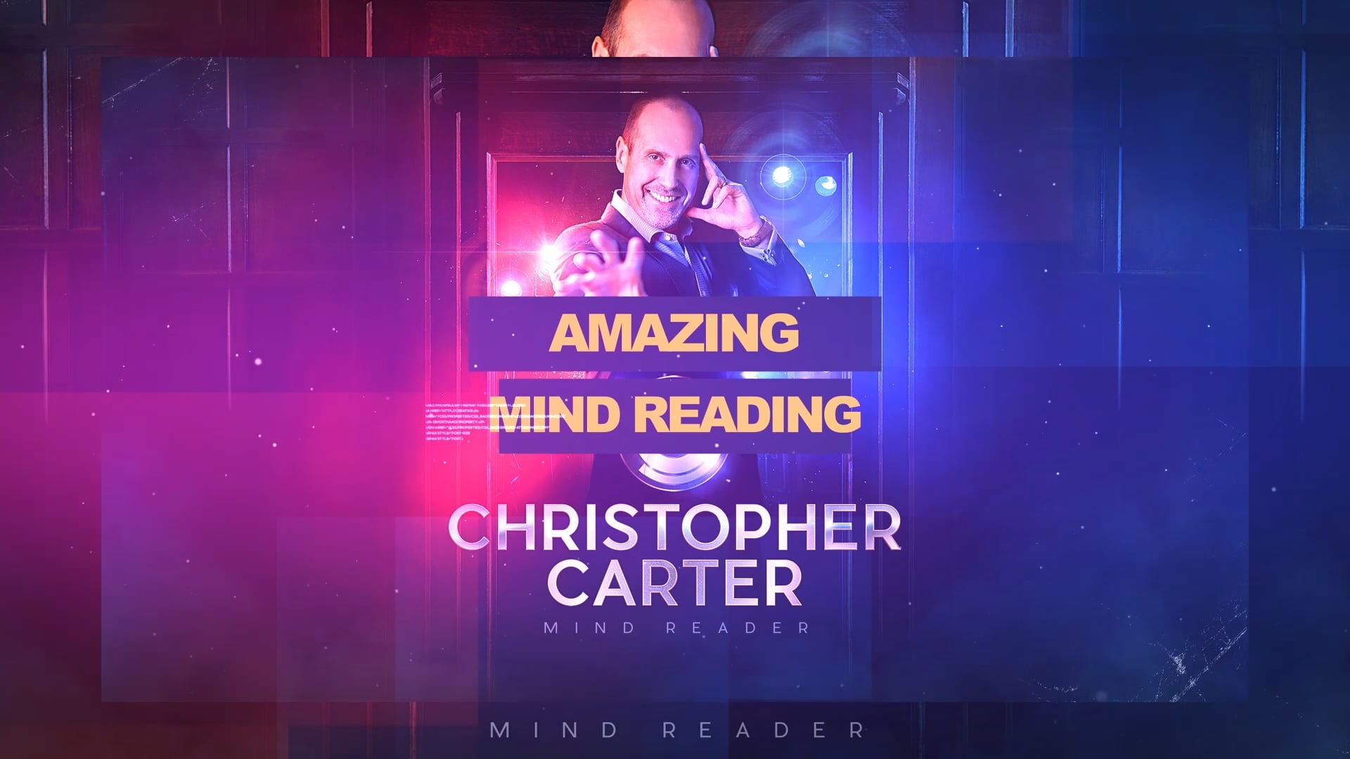 Promotional video thumbnail 3 for Christopher Carter, Mind Reader