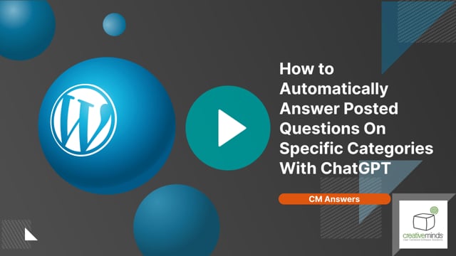 Automatic Answers On Forum With ChatGPT | WordPress