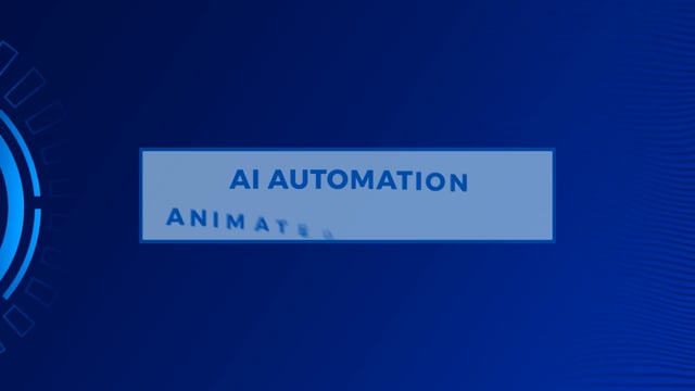 AI Automation Animated Background