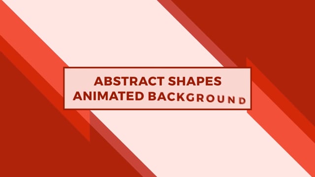 Abstract Shapes Animated Background