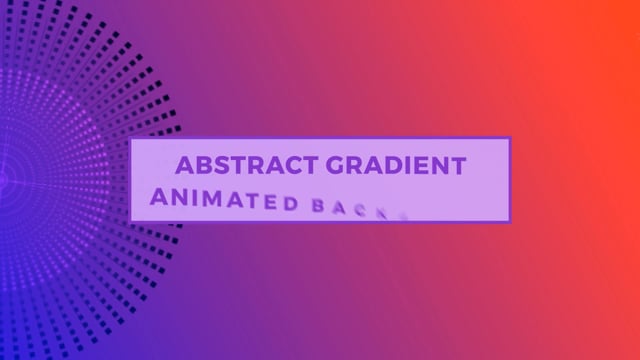 Abstract Gradient Animated Background