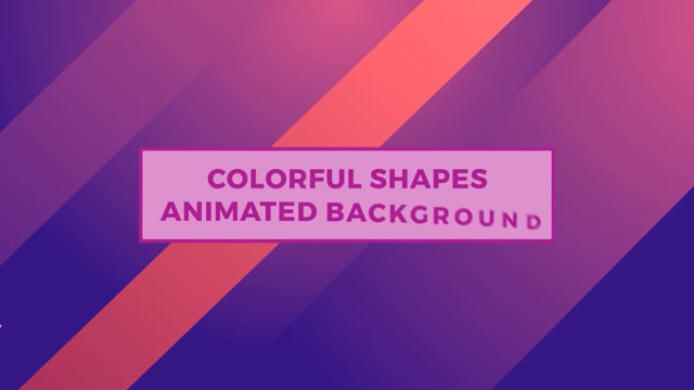 Colorful Shapes Animated Background