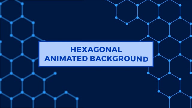 Hexagonal Animated Background
