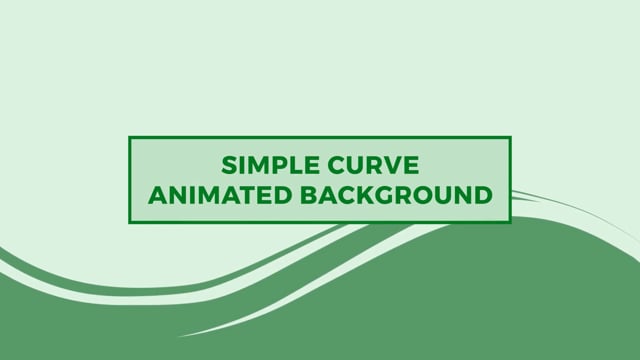Simple Curve Animated Background