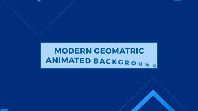 Modern Geomatric Animated Background