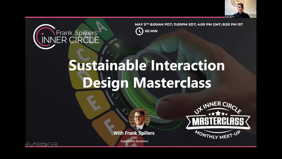 Sustainable Interaction Design Masterclass