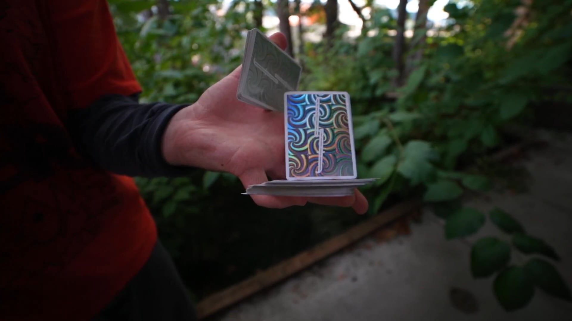 Fontaine: Spiral Holo Playing Cards