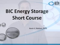 BIC Education - Energy Storage Short Course