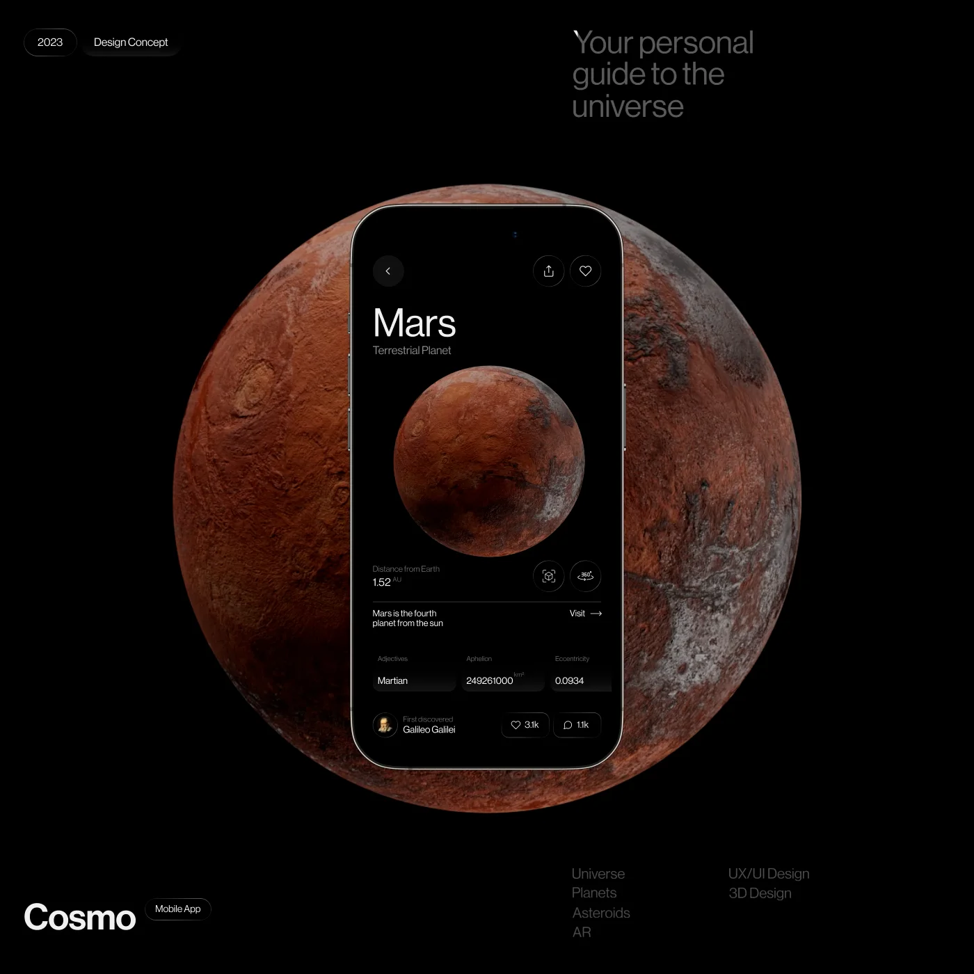 Cosmo App (Mobile Concept). Behance. on Vimeo