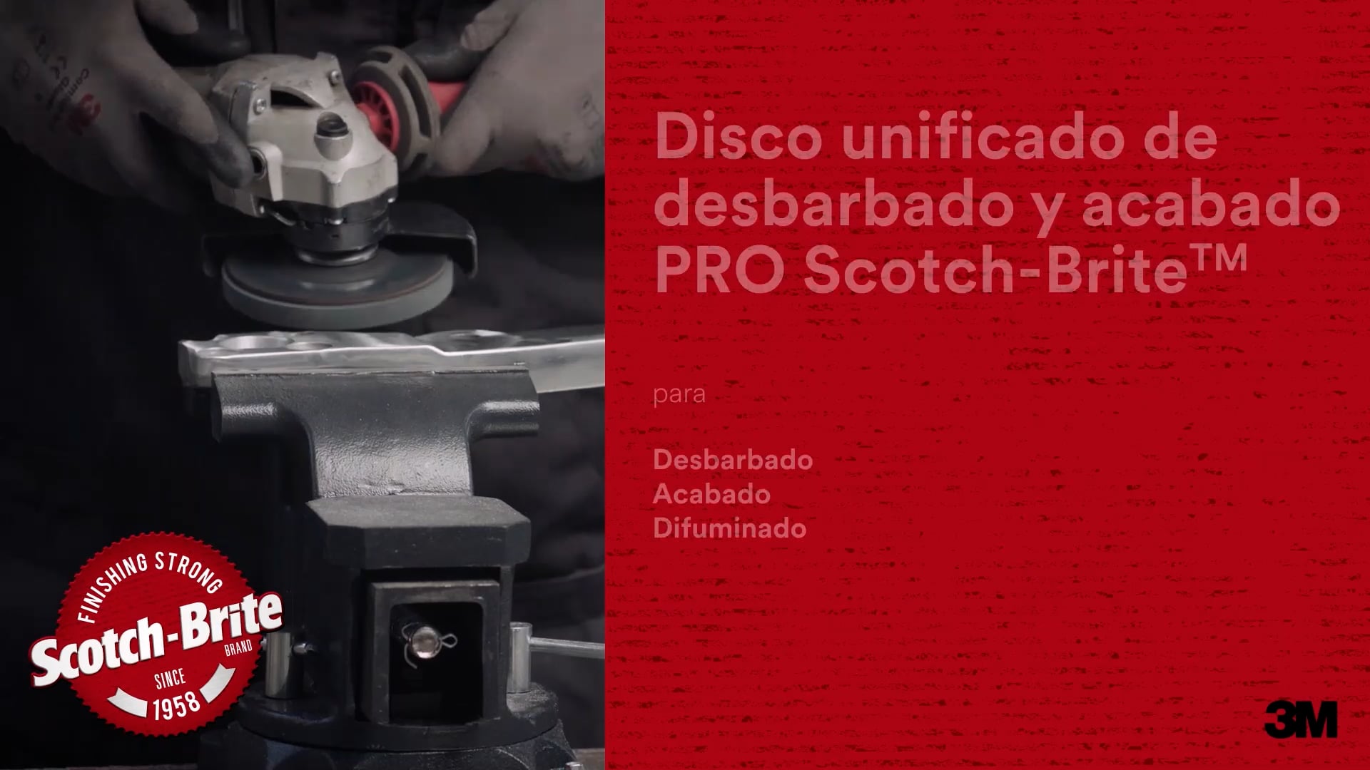 Disco unificado de desbarbado Scotch Brite