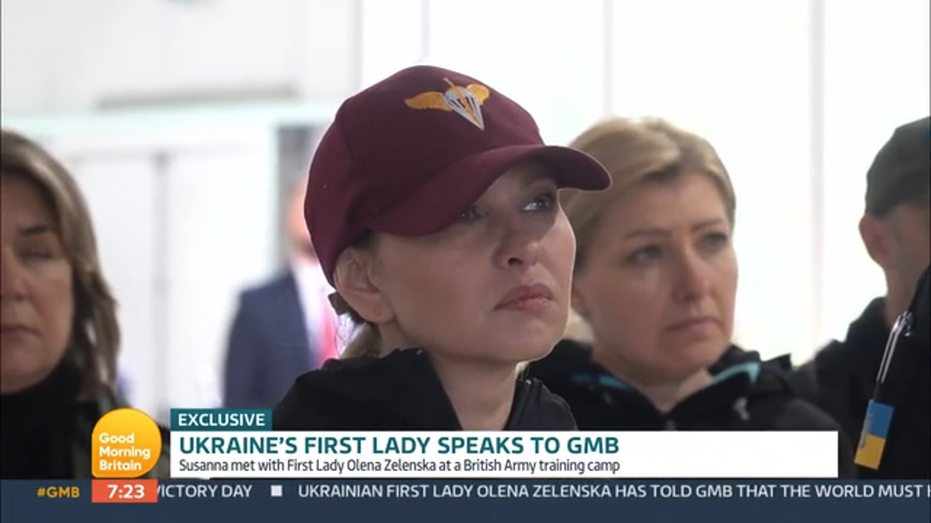 First Lady Of Ukraine In Wiltshire - Exclusive GMB Interview