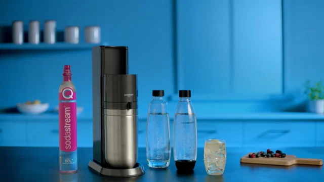 Machine à eau gazeuse SodaStream Duo Black + 2 bouteilles - Coffee Friend