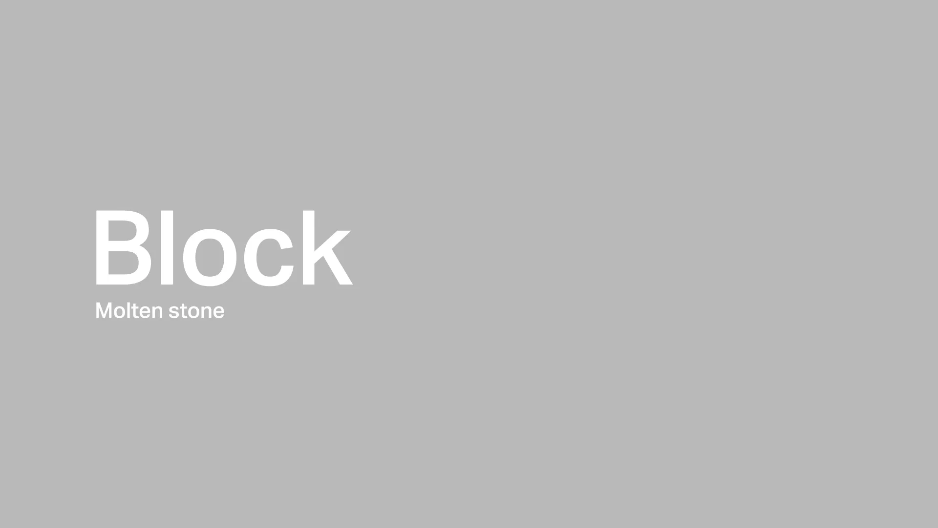Block On Vimeo