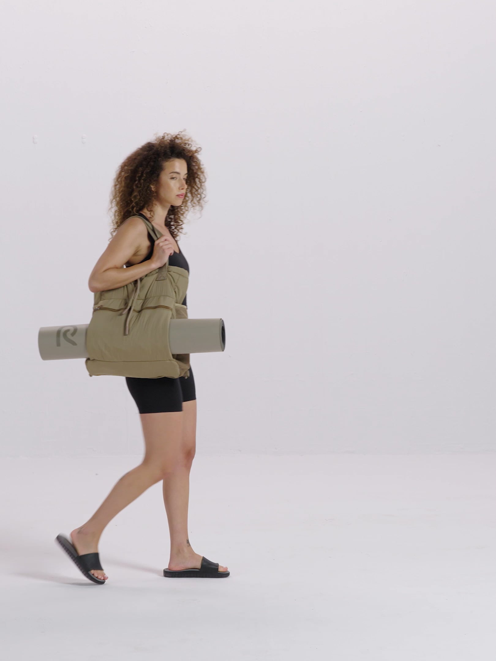 טייץ קצר עם מותן מעטפת מבד ilios