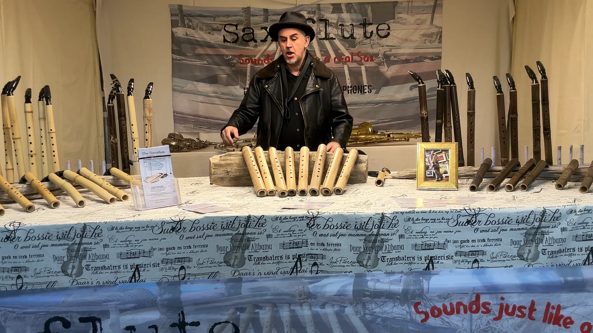 Three Saxophone sounds to show different Saxaflutes