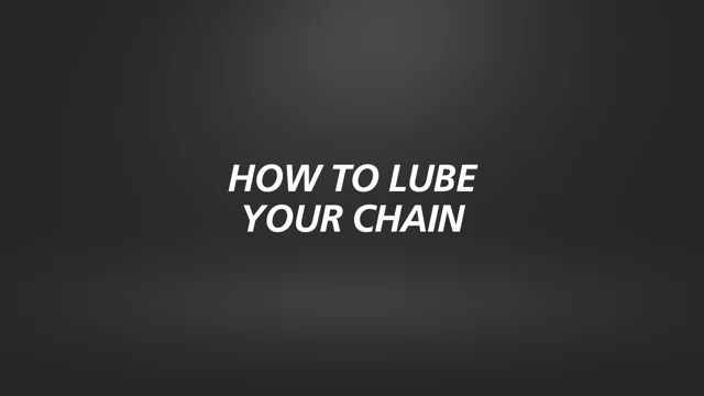 How To Lube Your Motorcycle Chain