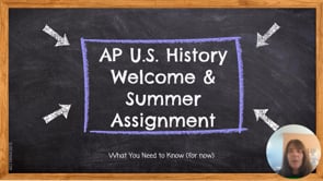 APUSH Summer Assignment 2023