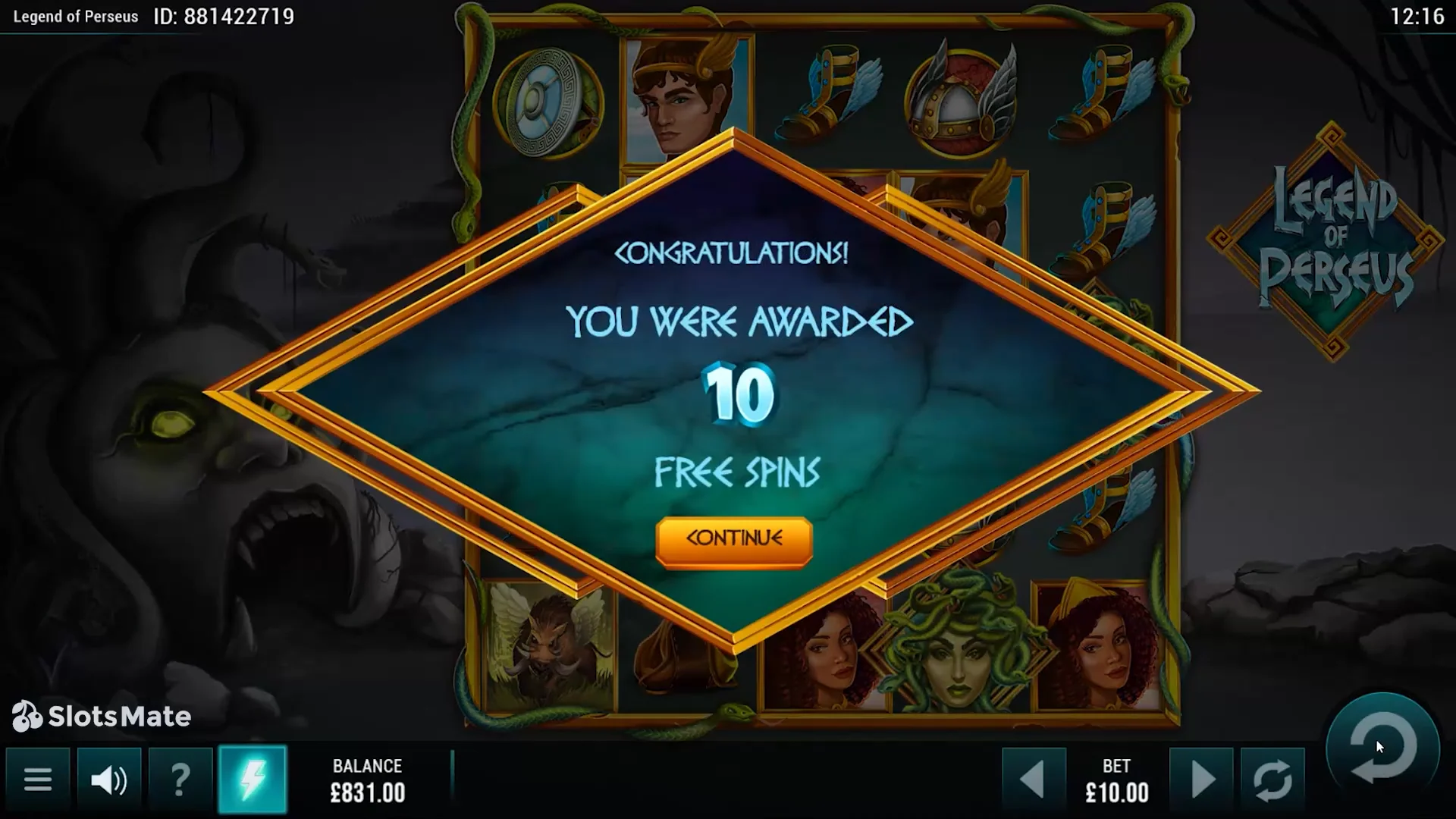 Legend Of Perseus Slot by G Games | Play for Free