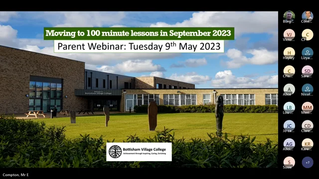 The College Day 2023-2024 Webinar – Bottisham Village College