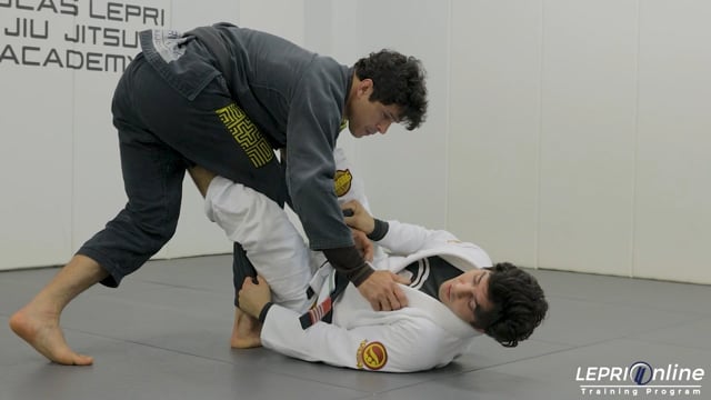 De La Riva to Lasso to Sweep Attempt to Triangle Choke or Side Control