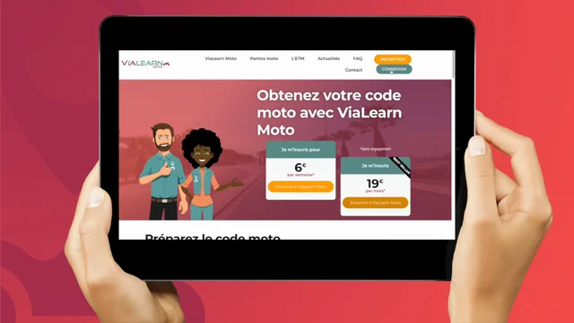ViaLearn Moto l'application dédiée au code moto