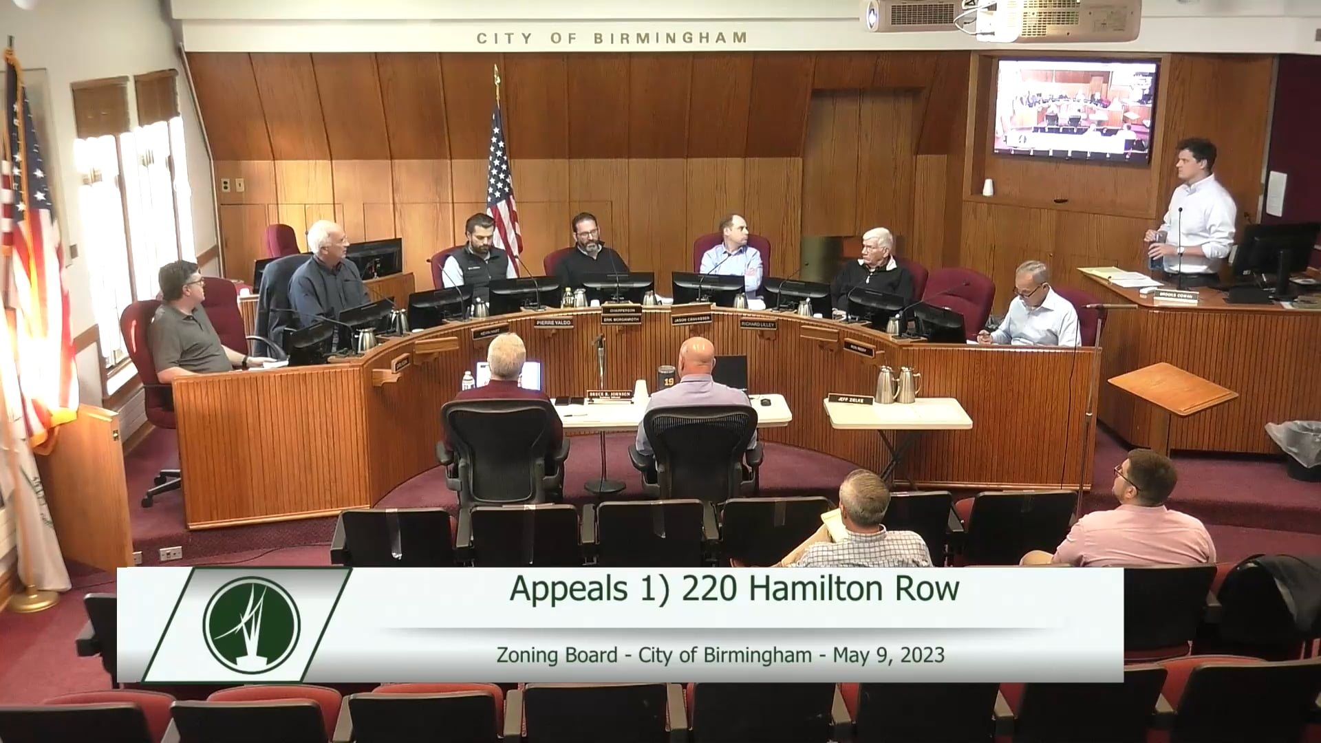 City of Birmingham Zoning Board of Appeals Meeting May 9, 2023 on Vimeo