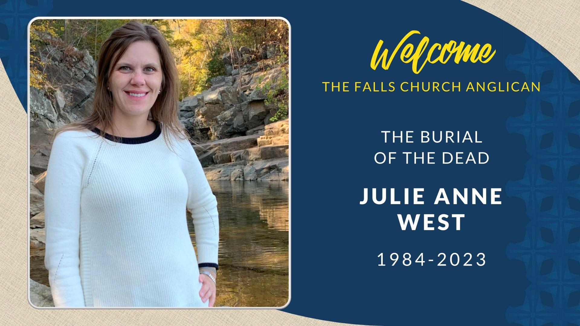 Julie West Memorial Service on Vimeo