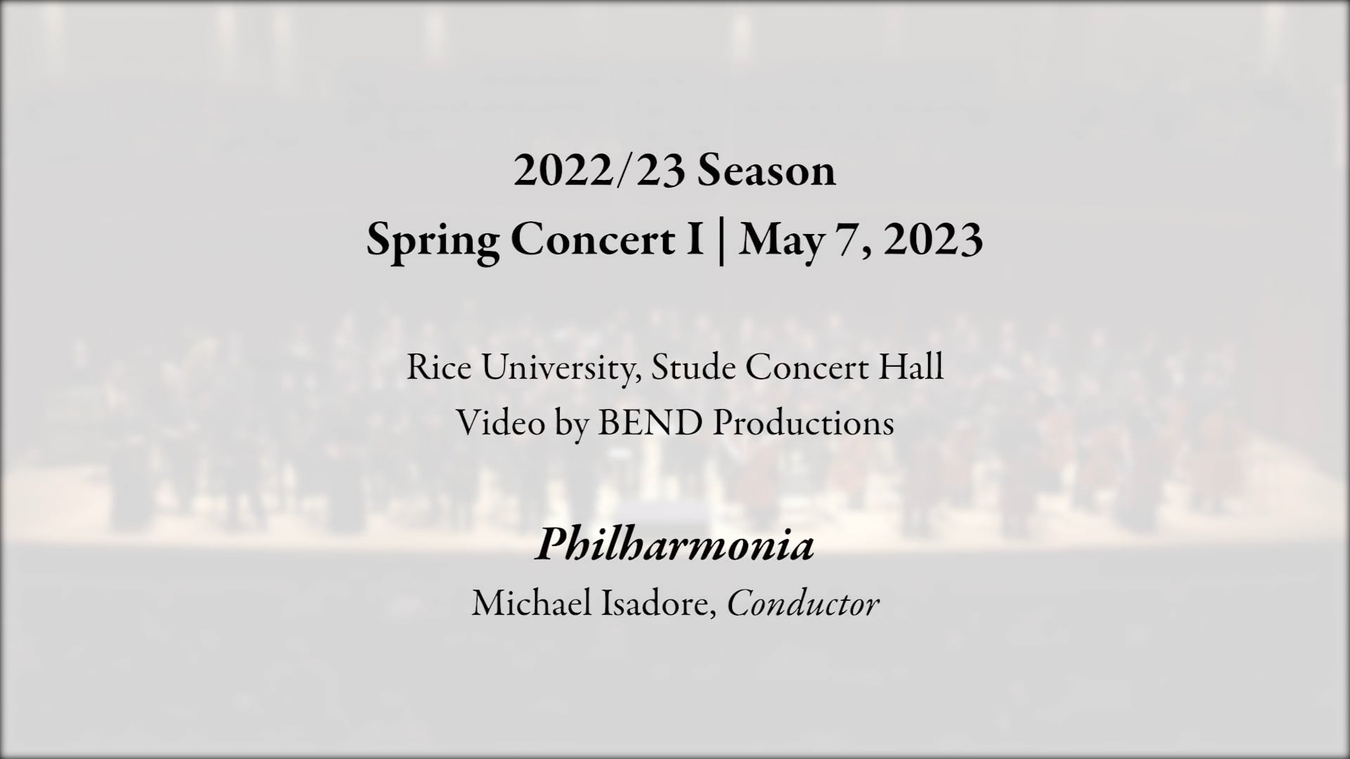 Watch HYS 5-7-2023 Philharmonia.mp4 Online Vimeo On Demand on Vimeo