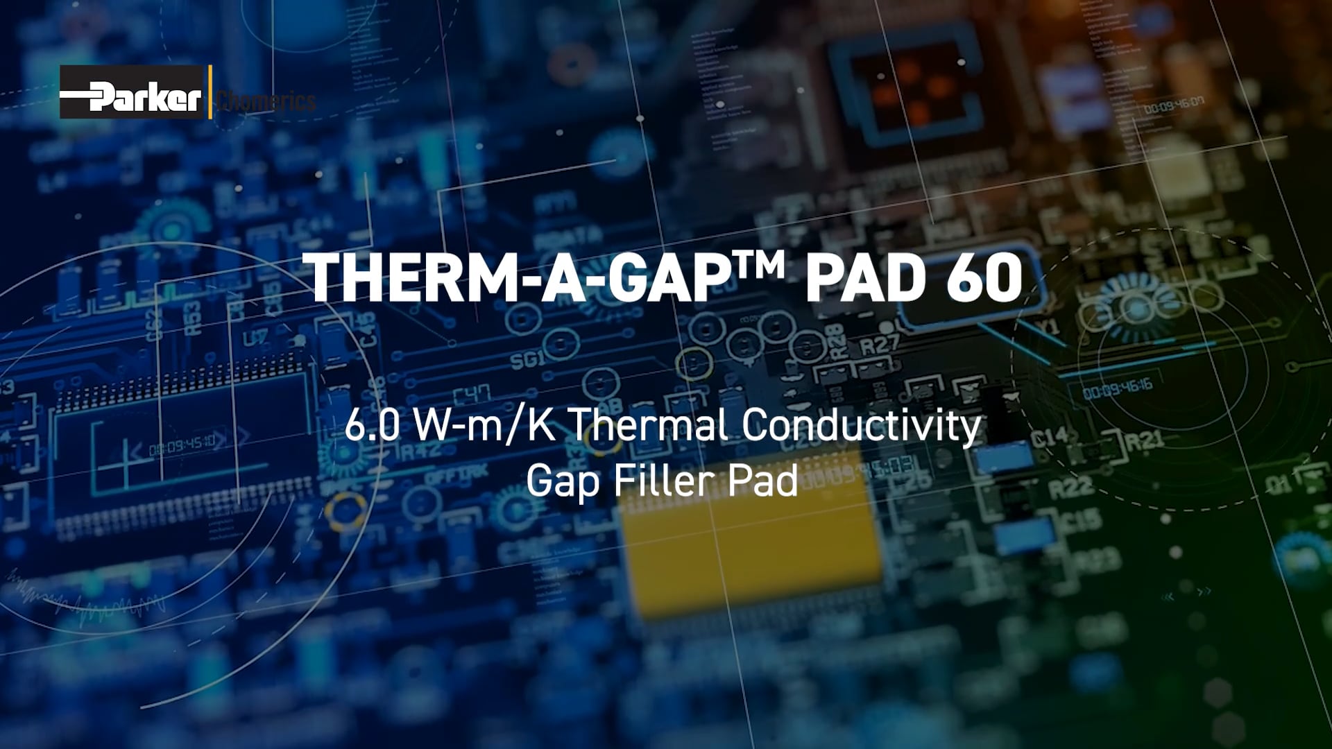 Parker Chomerics THERM-A-GAP PAD 60 Thermally Conductive Gap Filler ...