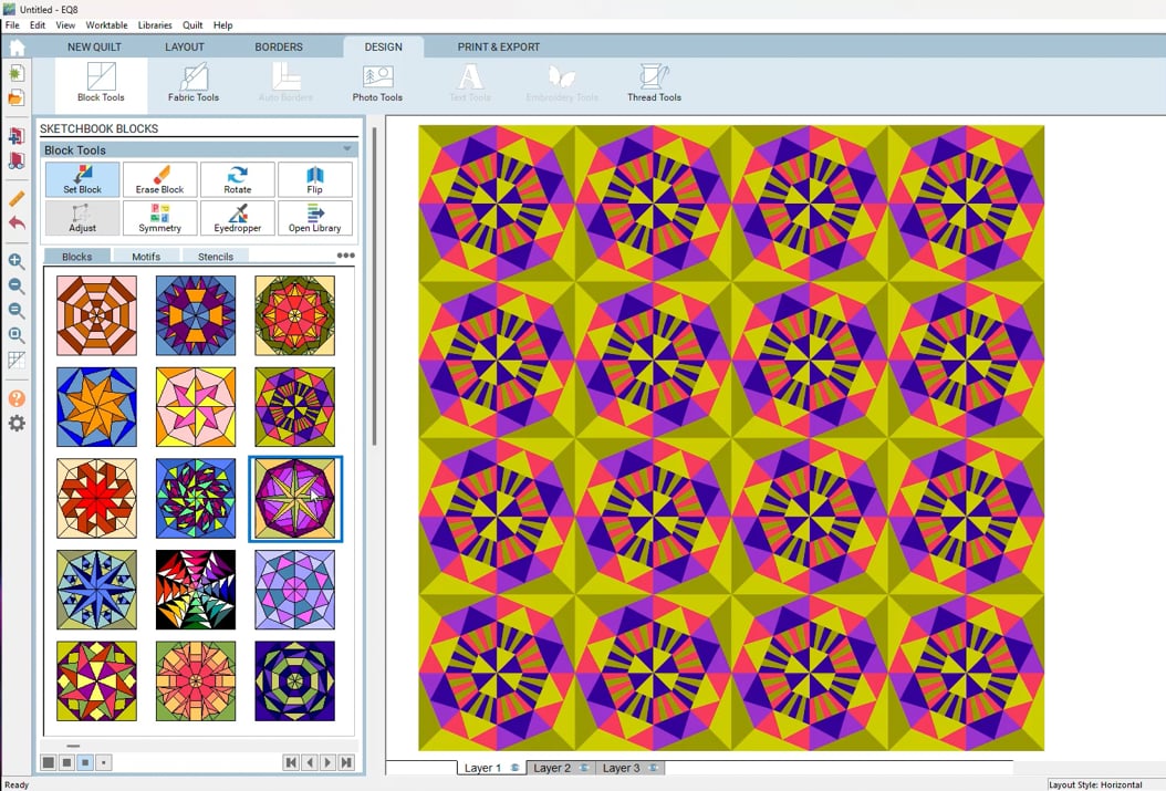 Kaleidoscope Collection One | Products | The Electric Quilt