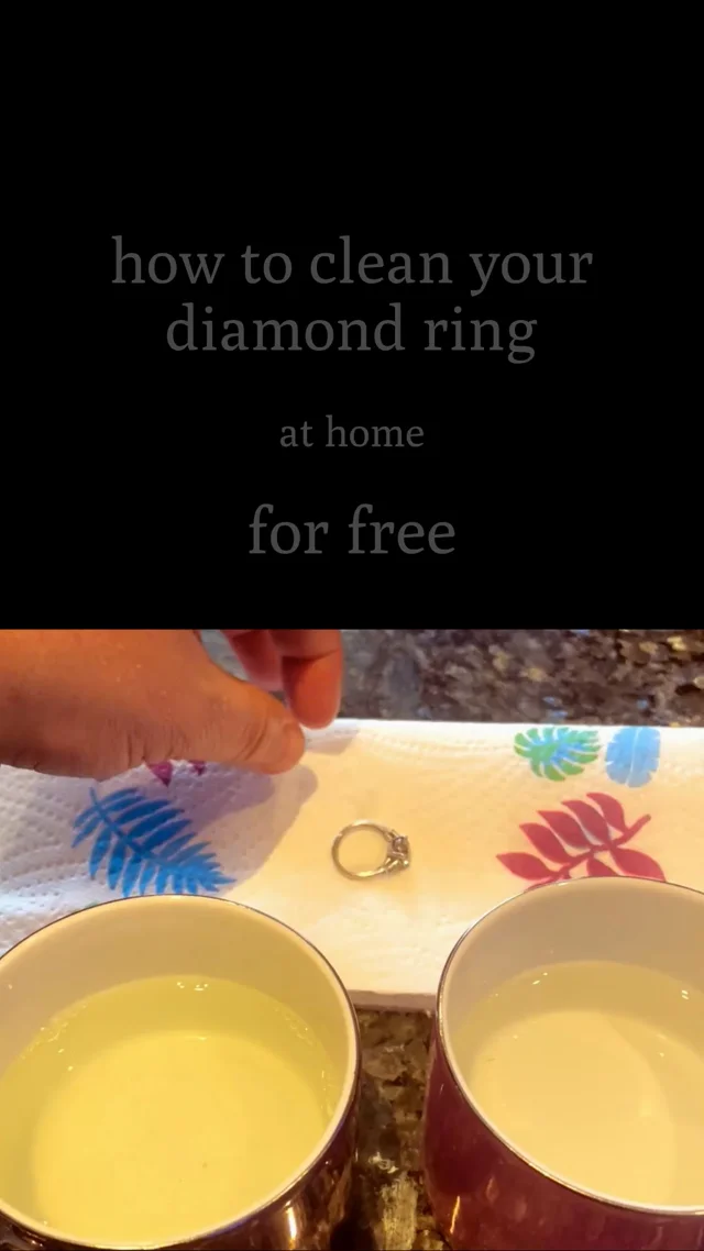 How to Clean your Diamond Ring at Home 