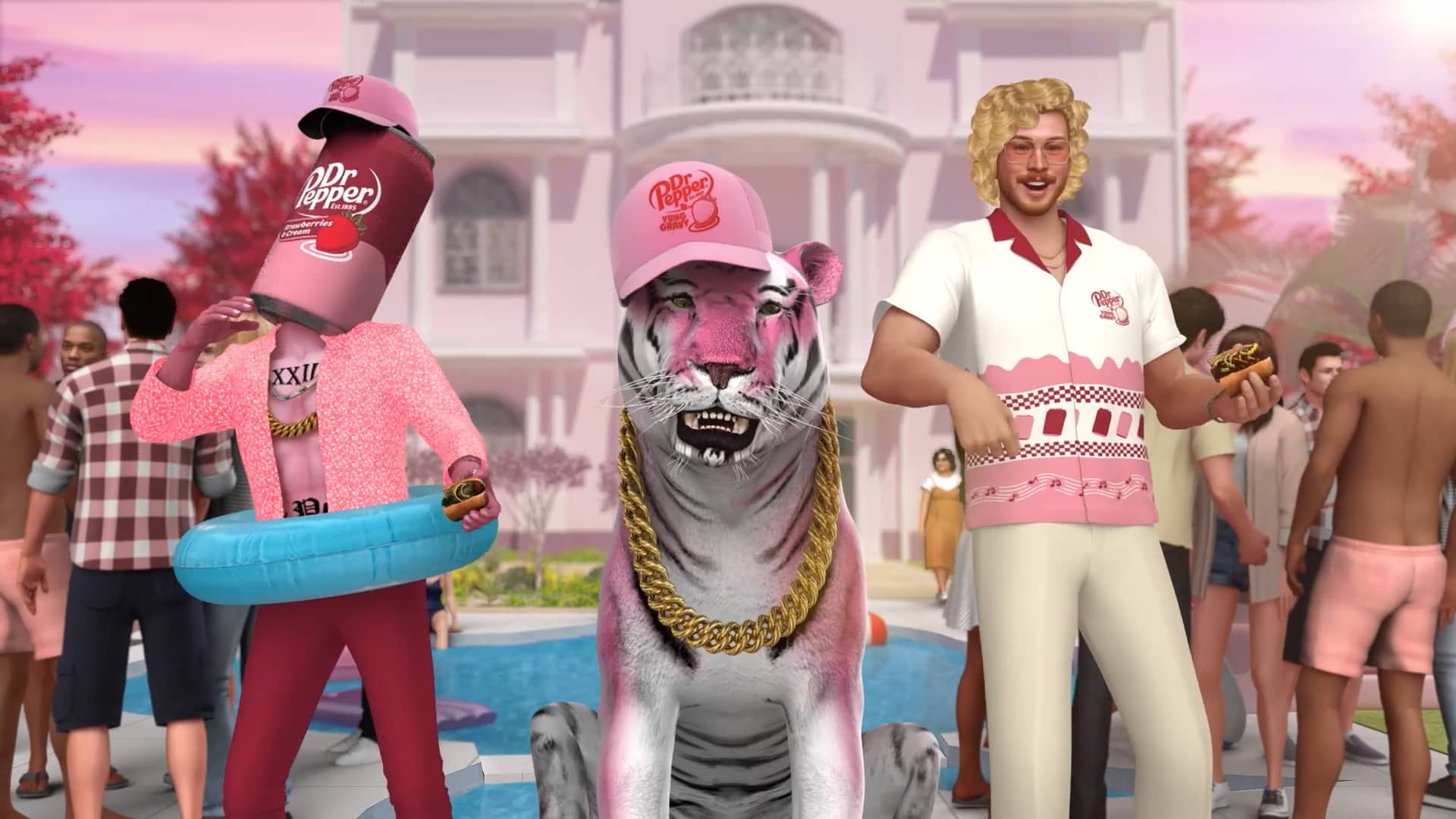 Dr Pepper "Strawberries & Creamin' ft. Yung Gravy" Animated Music Video on Vimeo