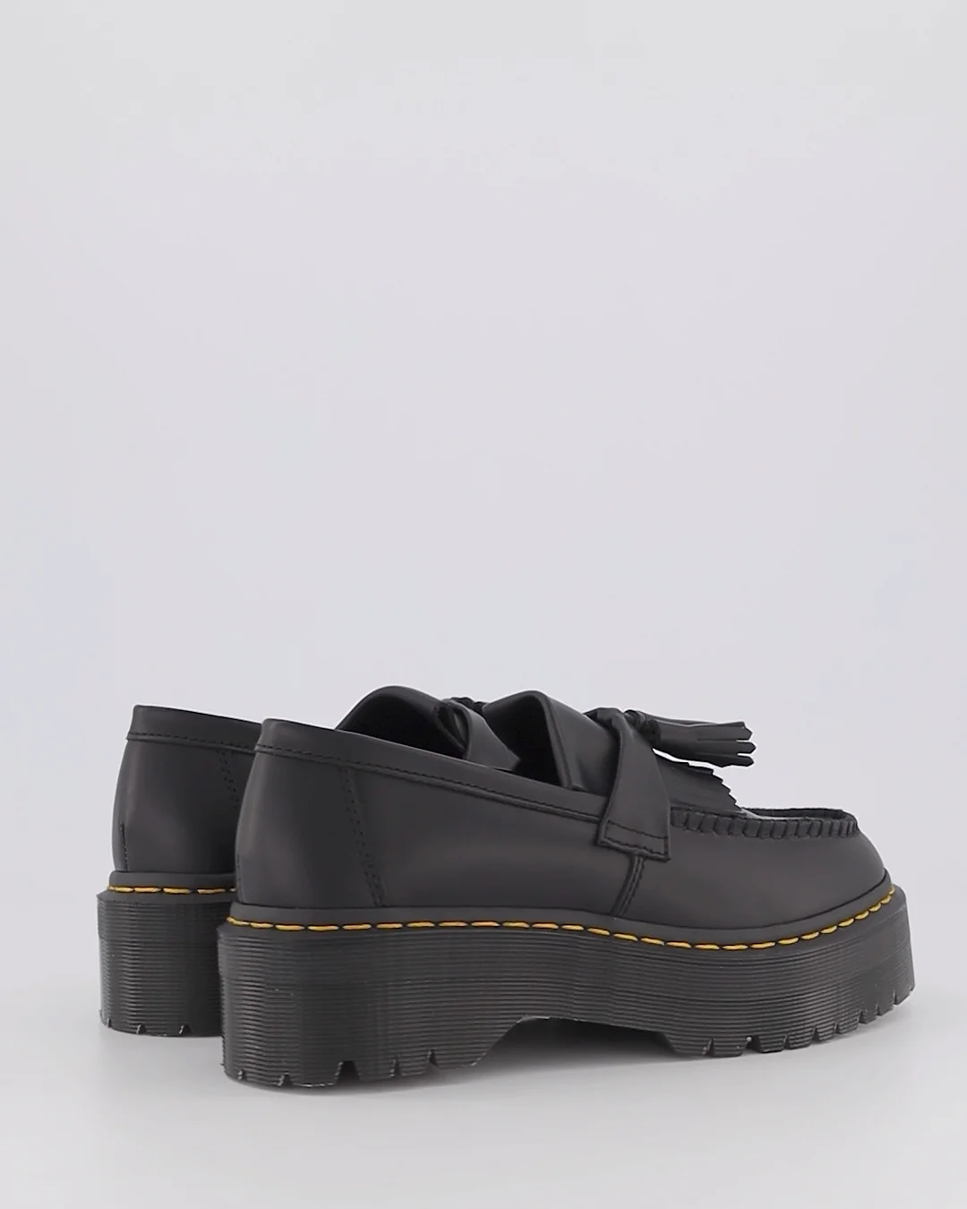 Shop Dr Martens Adrian Quad Tassel Loafer Smooth in Black