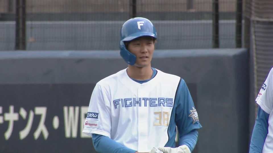 【ファーム】ファイターズ・石井一成が実戦復帰後初のヒットを放つ!!  2023年5月11日 北海道日本ハムファイターズ 対 横浜DeNAベイスターズ