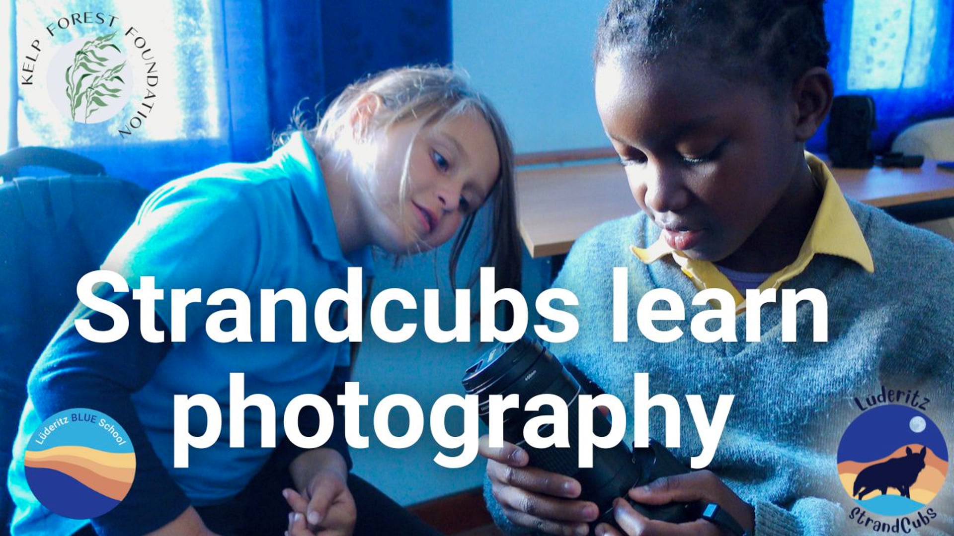 The Strandcubs learn photography with Arthur Likando