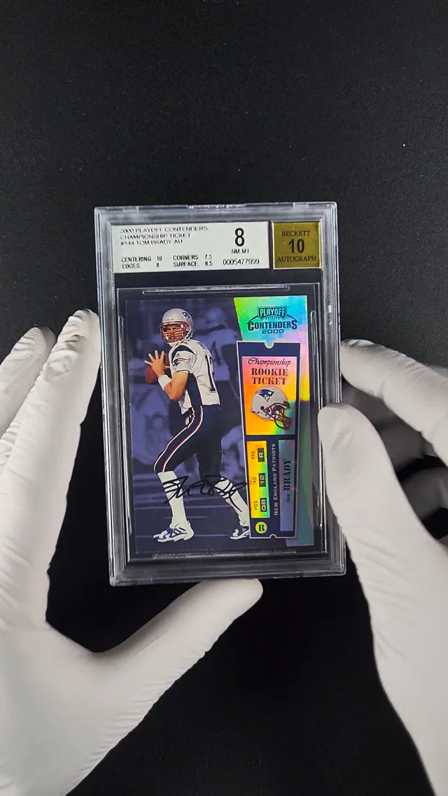 Tom Brady's 2000 Playoff Contenders Championship Ticket Could