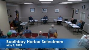 Boothbay Harbor Selectmen May 8, 2023