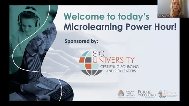RFx Microlearning, brought to you by SIG University | 4.6.2023