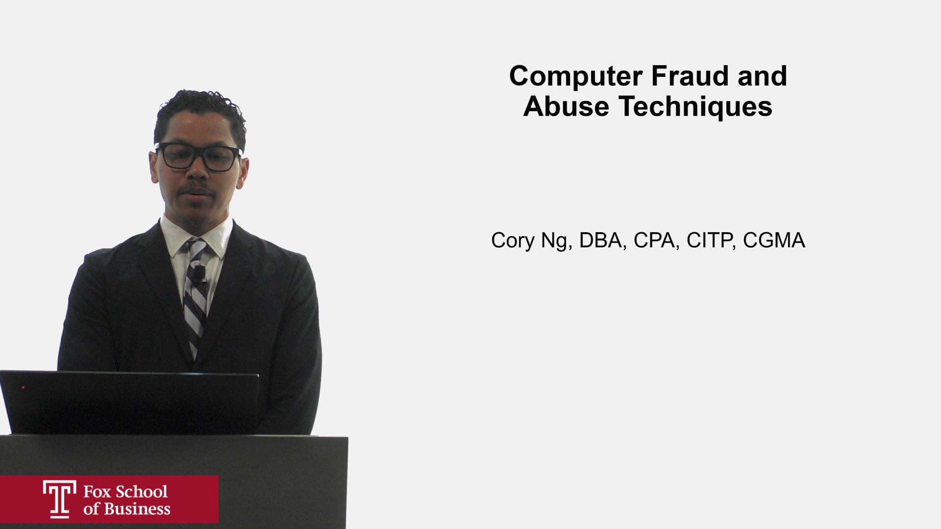 Login to view Computer Fraud and Abuse Techniques