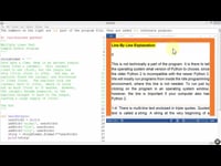 Nuts and Bolts of a  Sample Program