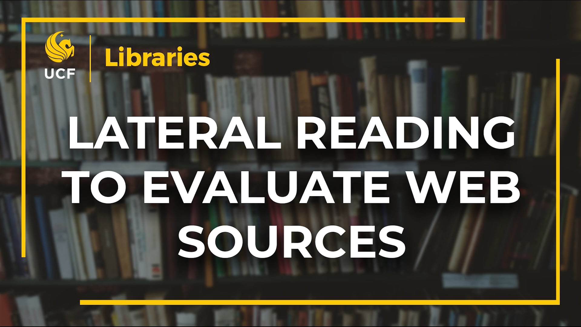 Lateral Reading to Evaluate  Sources on Vimeo