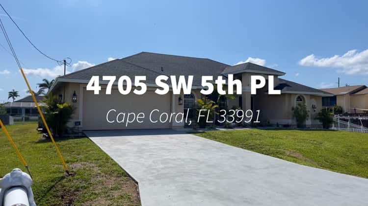 4705 SW 5th PL Cape Coral FL 33991 on Vimeo