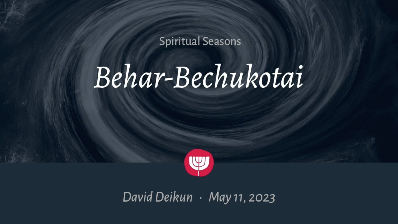 "Behar-Bechukotai" | May 11, 2023 On Vimeo