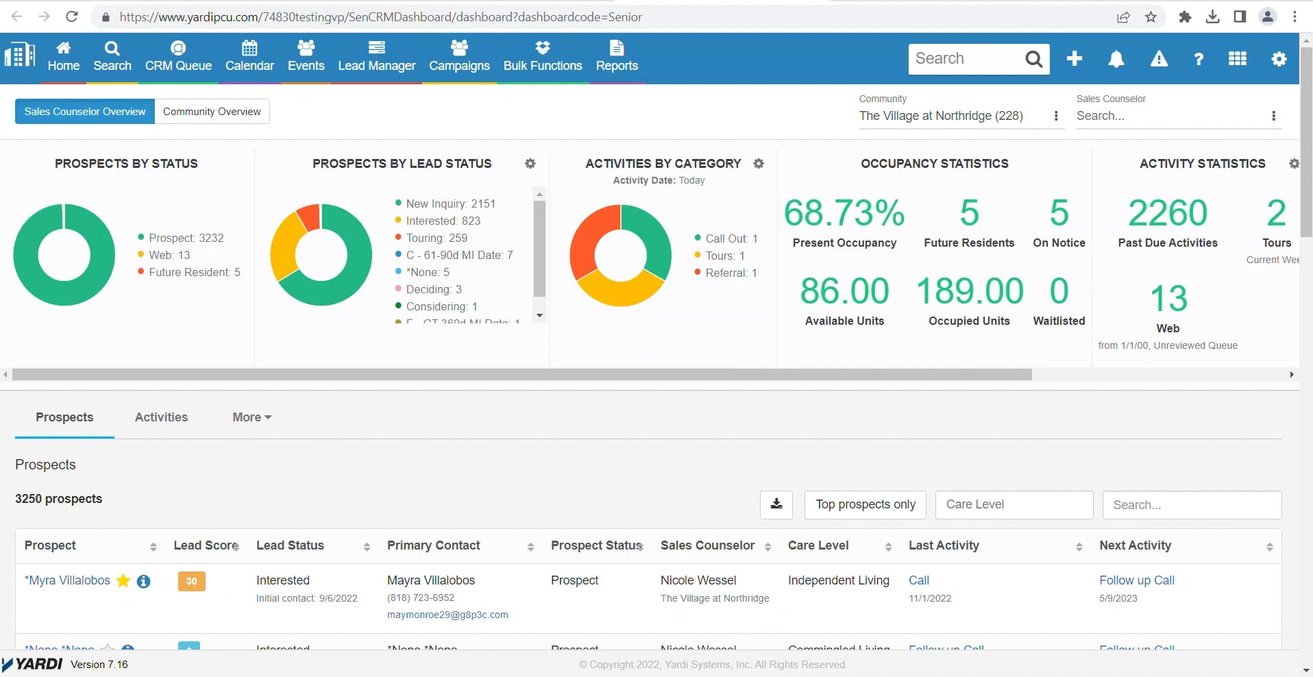 Yardi CRM - Monitoring Your 10 Touches on Vimeo