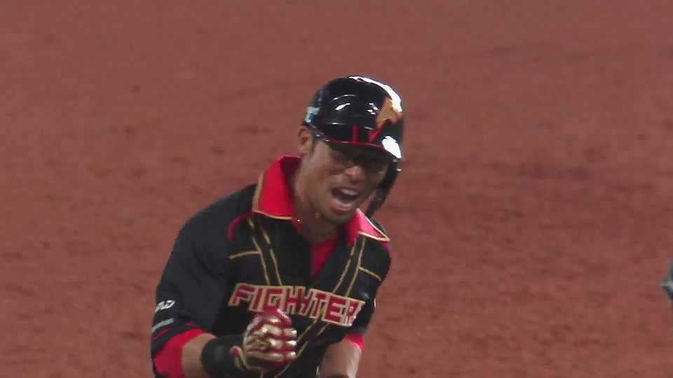 【3回裏】2試合連発!! ファイターズ・江越大賀 ベンチも大喜びの第2号3ランホームラン!!  2023年5月13日 北海道日本ハムファイターズ 対 千葉ロッテマリーンズ
