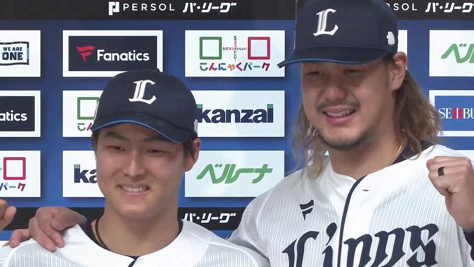 ライオンズ・高橋光成投手・鈴木将平選手ヒーローインタビュー 5月13日 埼玉西武ライオンズ 対 東北楽天ゴールデンイーグルス