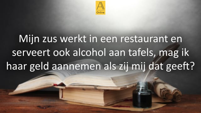 Geld verdiend met het serveren van alcohol