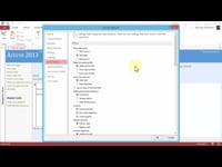 Microsoft Access 2013 Options