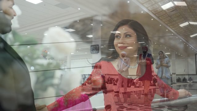Still from Deepika & Gaurav next day edit by Happy Soul Films, Toronto wedding videographers